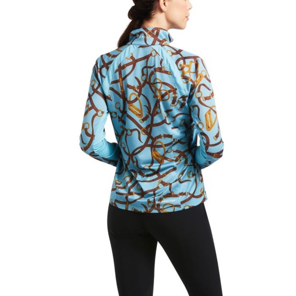 Ariat 1/4 Zip Base Layer Top ARIETTEK - Picture 2 of 12